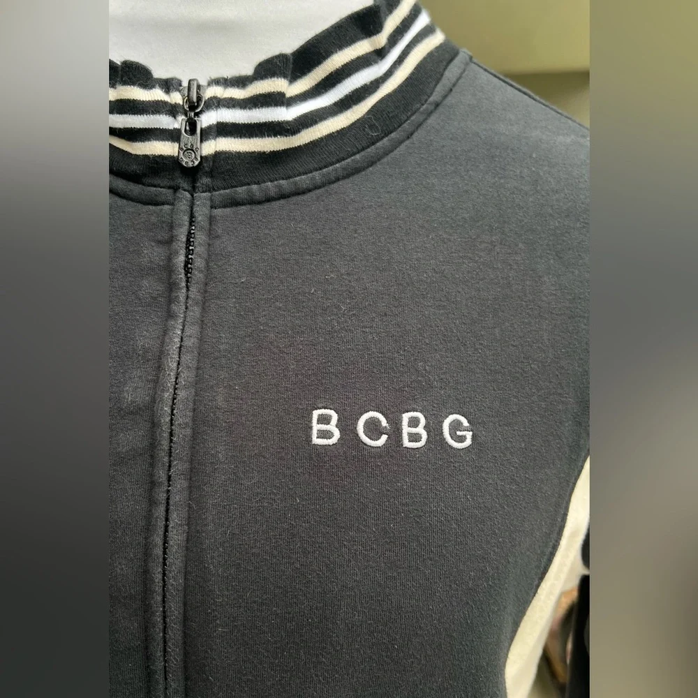 BDBC Jacket Black Cream/Off White Used Good Condition Small SM Stripes